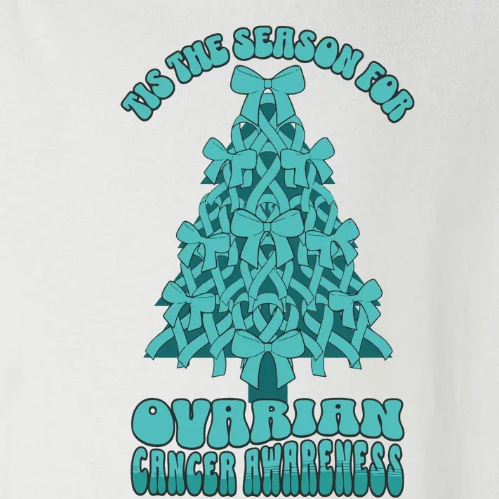 Ovarian Cancer Awareness Christmas Toddler Long Sleeve Shirt