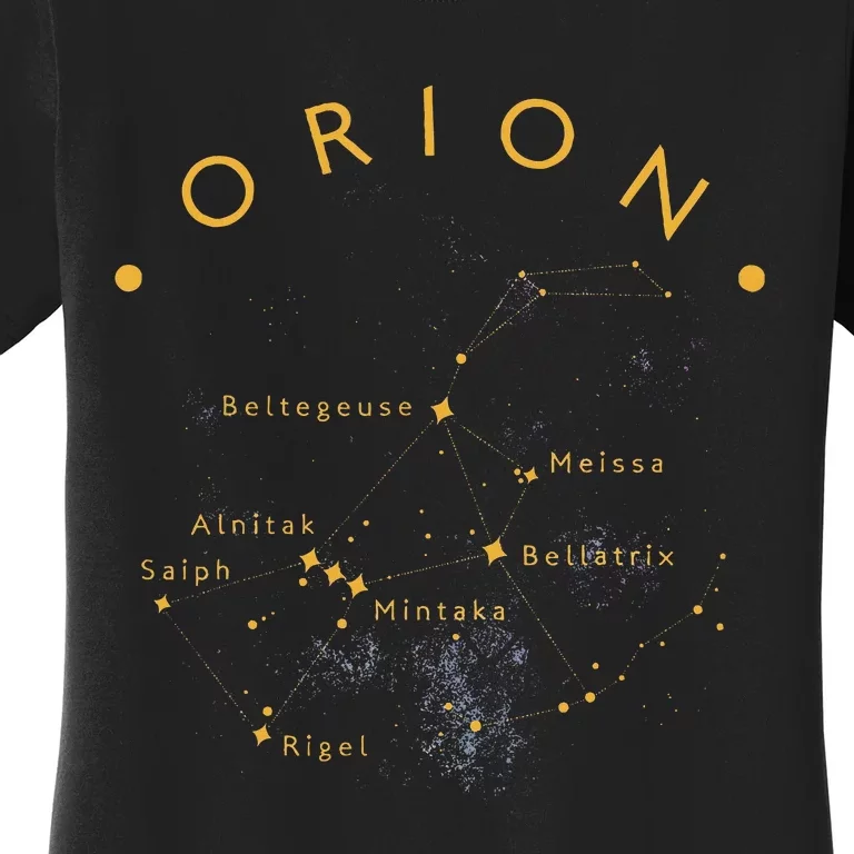 Orion Constellation Astronomy Lover Stargazing Women's T-Shirt