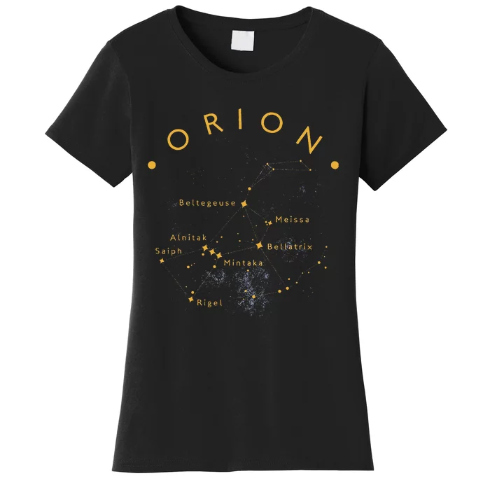 Orion Constellation Astronomy Lover Stargazing Women's T-Shirt