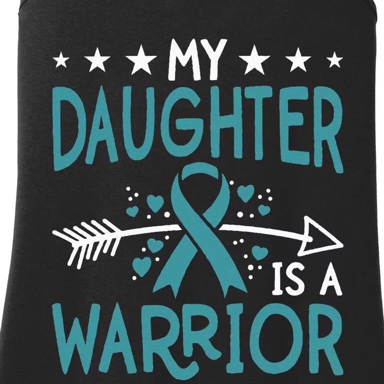 Ovarian Cancer Awareness My Daughter Is A Warrior Gift Ladies Essential Tank