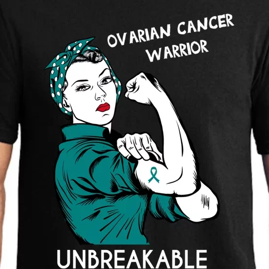 Ovarian Cancer Awareness Month Unbreakable Warrior Gift Pajama Set