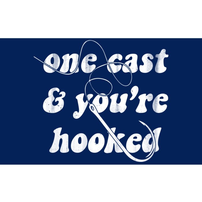 One Cast And Youre Hooked Fishing Bumper Sticker