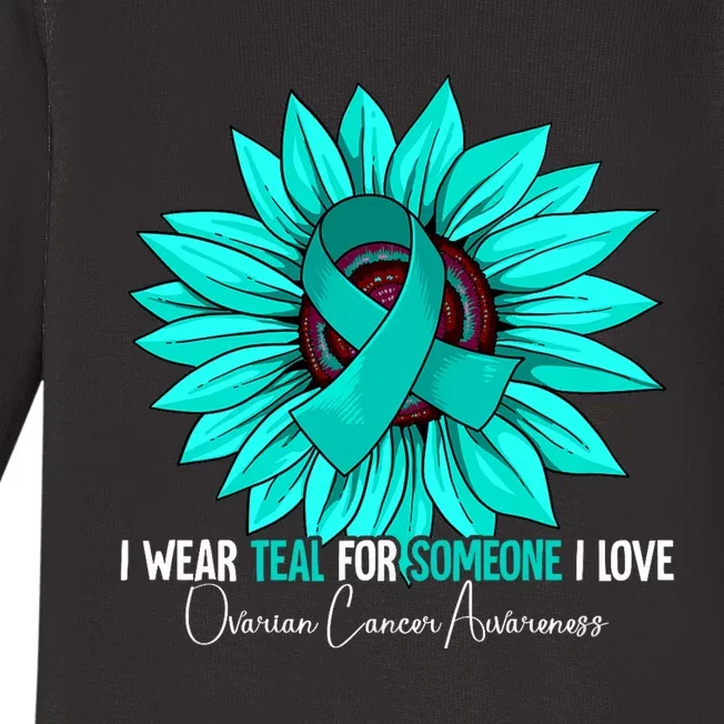 Ovarian Cancer Awareness Gift Ovarian Cancer Awareness Baby Long Sleeve Bodysuit