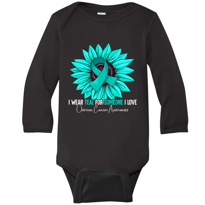 Ovarian Cancer Awareness Gift Ovarian Cancer Awareness Baby Long Sleeve Bodysuit