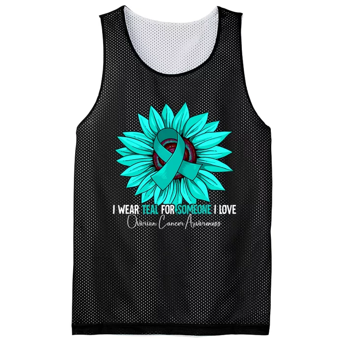 Ovarian Cancer Awareness Gift Ovarian Cancer Awareness Mesh Reversible Basketball Jersey Tank