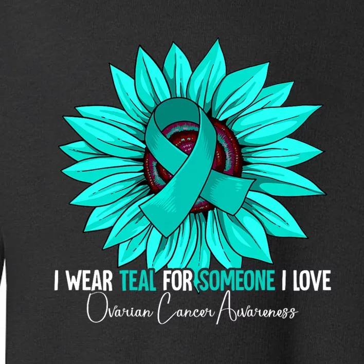 Ovarian Cancer Awareness Gift Ovarian Cancer Awareness Toddler Sweatshirt