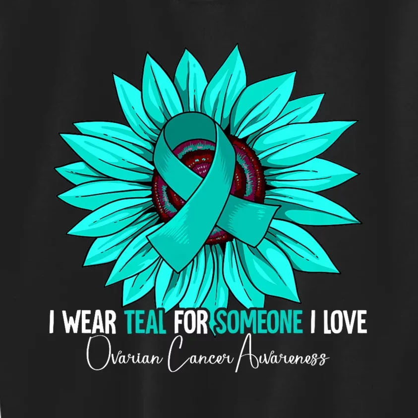 Ovarian Cancer Awareness Gift Ovarian Cancer Awareness Kids Sweatshirt