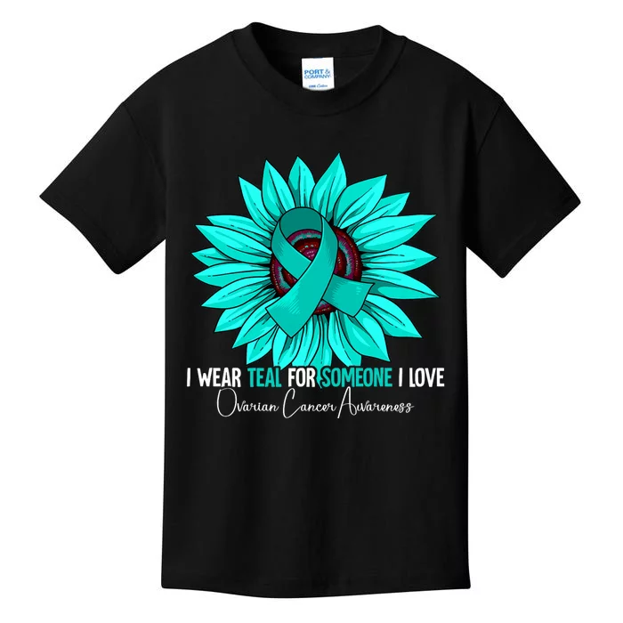 Ovarian Cancer Awareness Gift Ovarian Cancer Awareness Kids T-Shirt