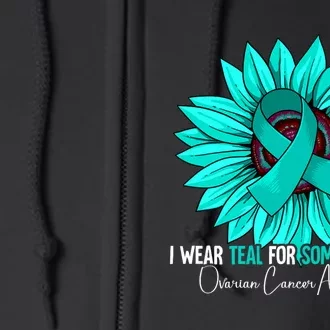 Ovarian Cancer Awareness Gift Ovarian Cancer Awareness Full Zip Hoodie