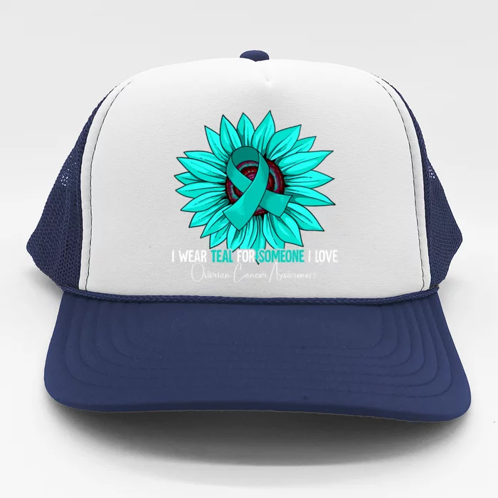 Ovarian Cancer Awareness Gift Ovarian Cancer Awareness Trucker Hat