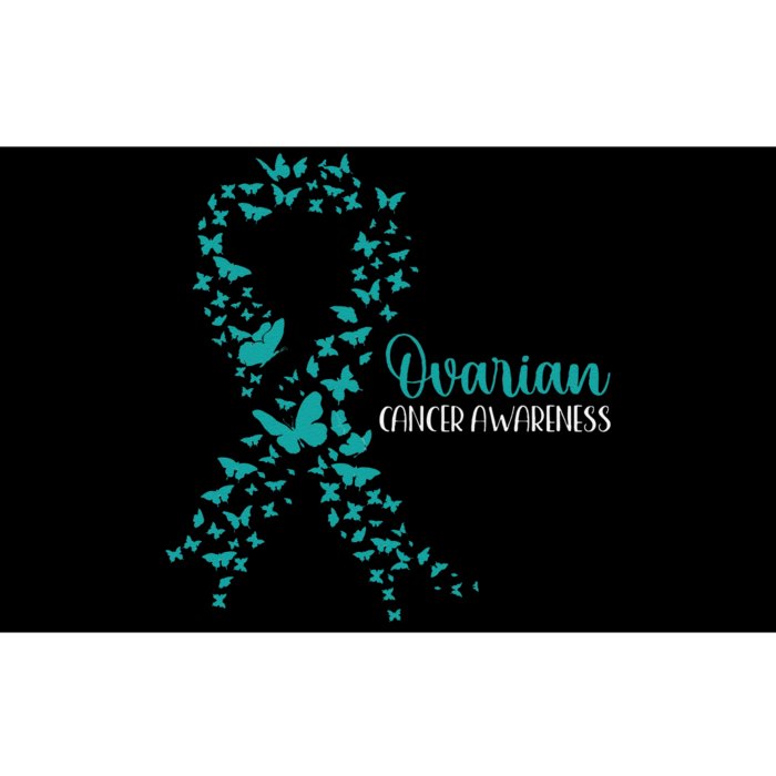 Ovarian Cancer Awareness Teal Ribbon Warrior Survivor Gift Bumper Sticker