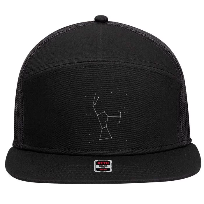 Orion Constellation Astronomy Star Picture 7 Panel Mesh Trucker Snapback Hat