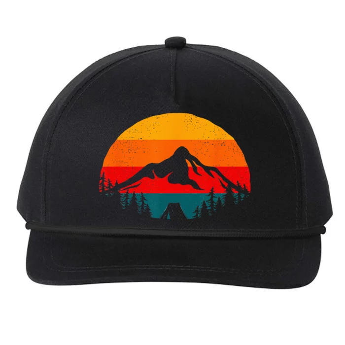 Outdoor Camping Apparel Hiking Backpacking Camping Snapback Five-Panel Rope Hat