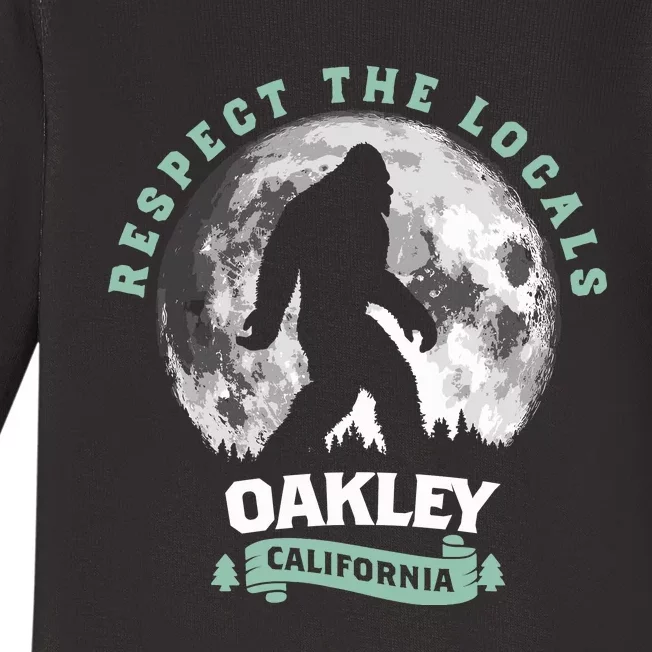 Oakley California Bigfoot Night Walk Retro Baby Long Sleeve Bodysuit