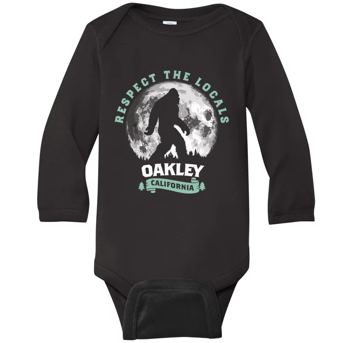 Oakley California Bigfoot Night Walk Retro Baby Long Sleeve Bodysuit