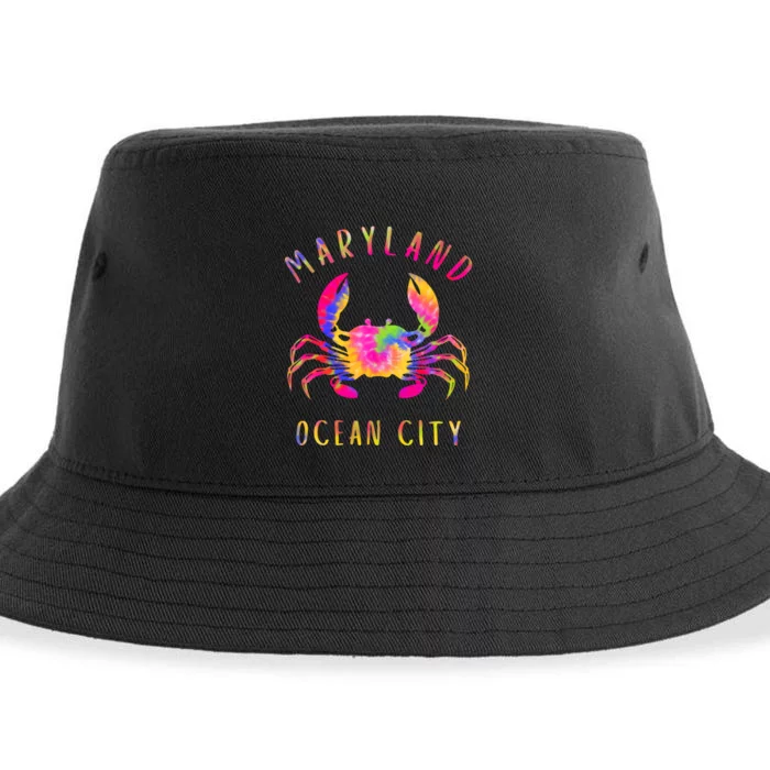 Ocean City Blue Crab Tie Dye Maryland Maryland Vacation Sustainable Bucket Hat