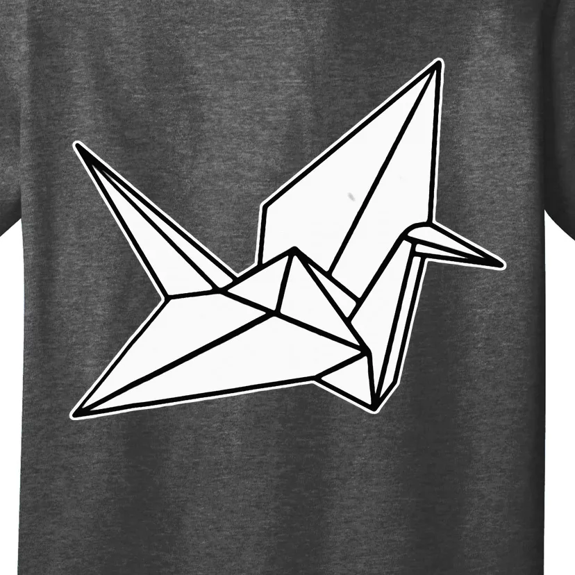 Origami Crane Blackwork Minimal T-Shirt