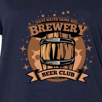 Original Craft Beer Brewery Women's V-Neck Plus Size T-Shirt