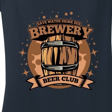 Original Craft Beer Brewery Women's V-Neck T-Shirt
