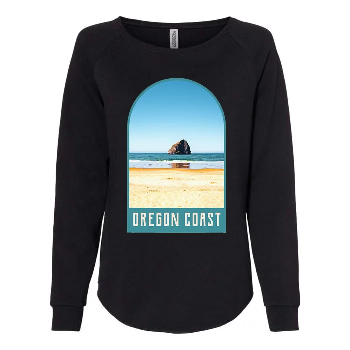 Oregon Coast Beach Views Pacific Northwest Travel Womens California Wash Sweatshirt