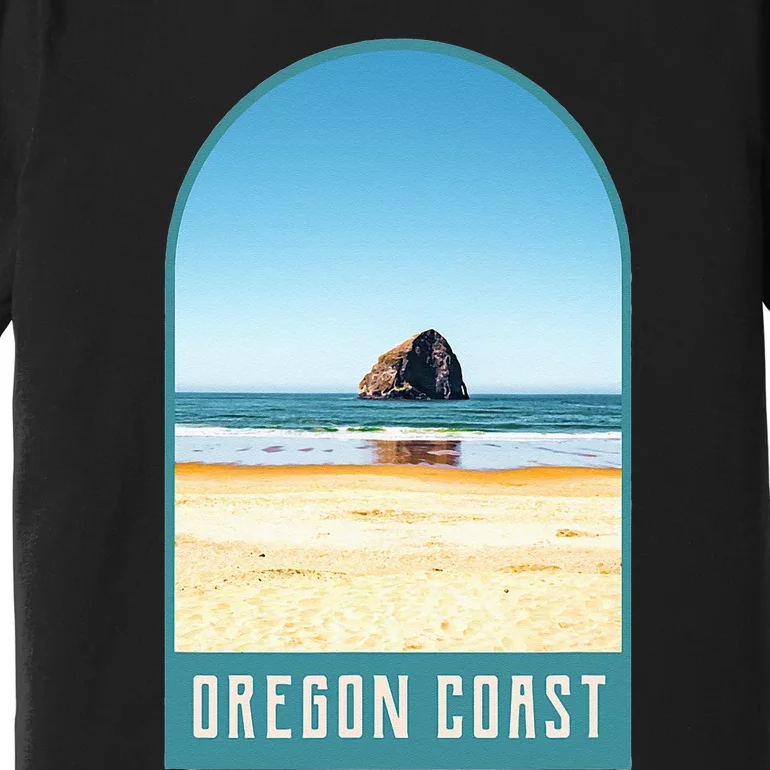 Oregon Coast Beach Views Pacific Northwest Travel Premium T-Shirt