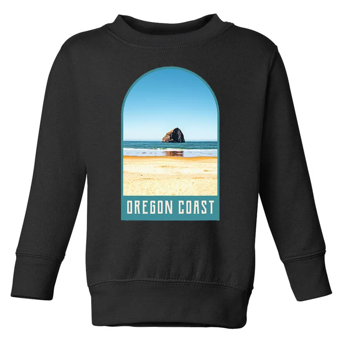 Oregon Coast Beach Views Pacific Northwest Travel Toddler Sweatshirt