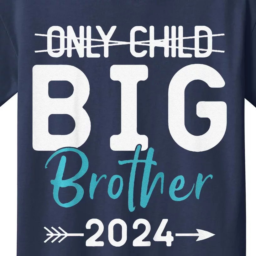 Only Child Big Brother 2024 Promoted To Big Brother 2024 Kids T-Shirt