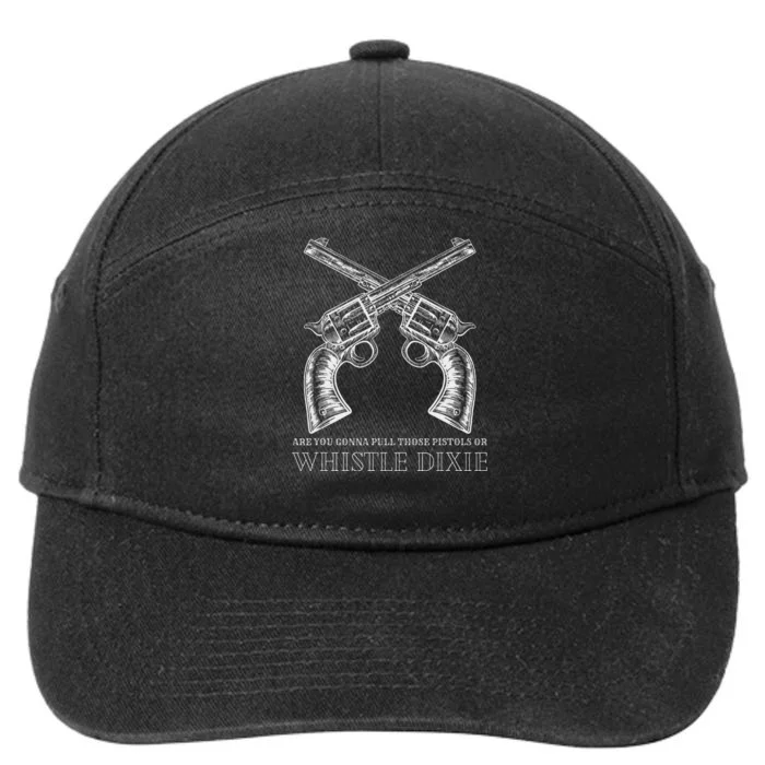 Outlaw Cowboy Bold Western Design 7-Panel Snapback Hat