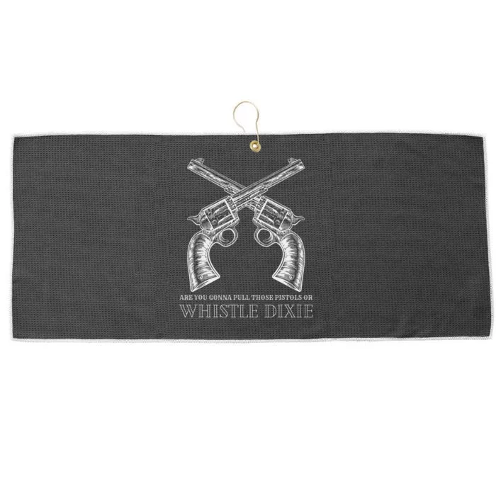 Outlaw Cowboy Bold Western Design Large Microfiber Waffle Golf Towel