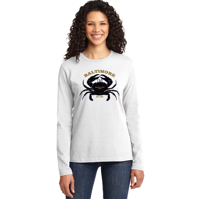 Ocean City Beach Maryland Day Fun and Sun Summer Apparel Ladies Long Sleeve Shirt