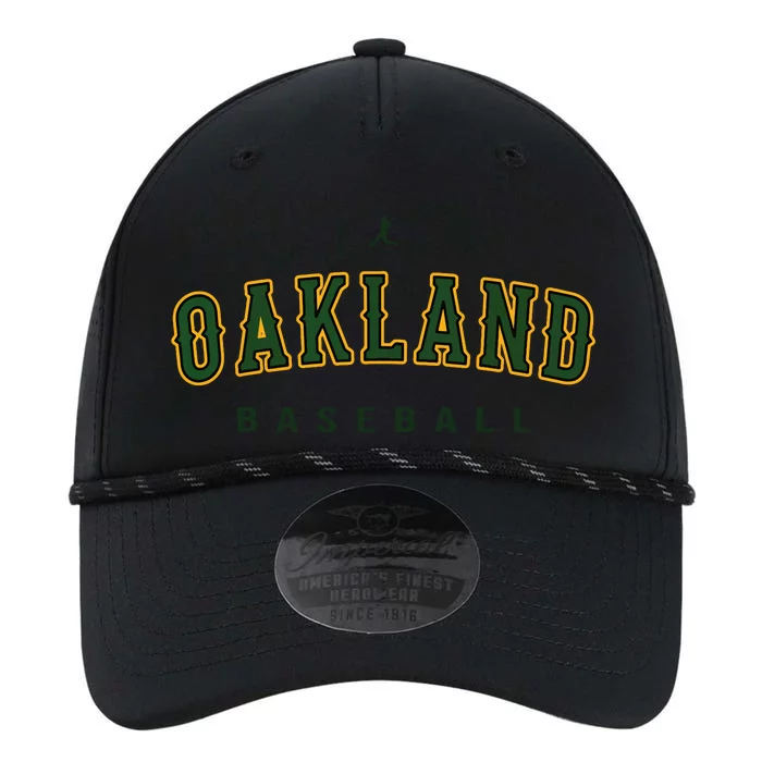 Oakland City Baseball Retro Vintage Baseball Lover Oakland Performance The Dyno Cap