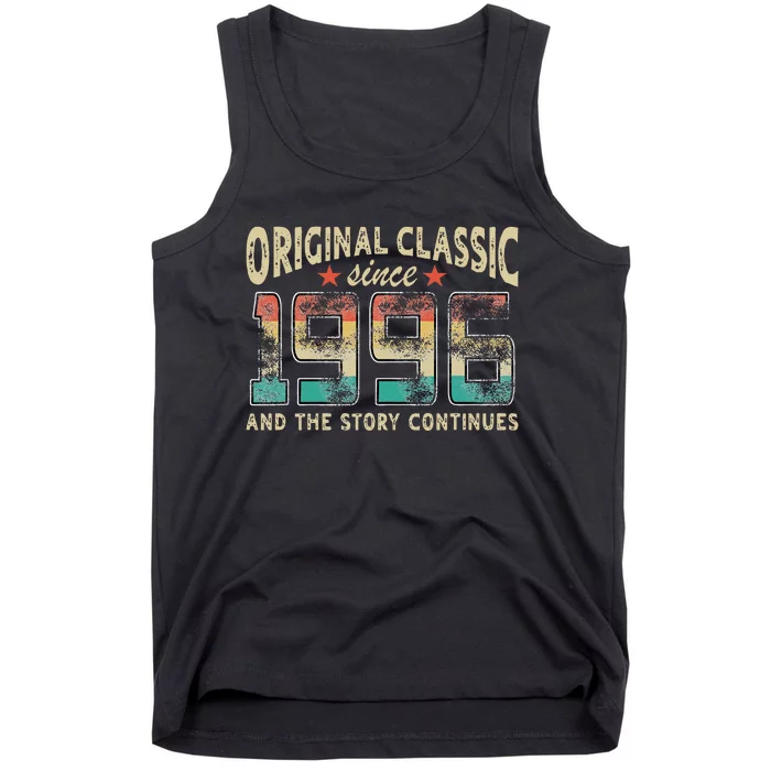 Original Classic Born 1996 And The Story Continues Birthday Tank Top