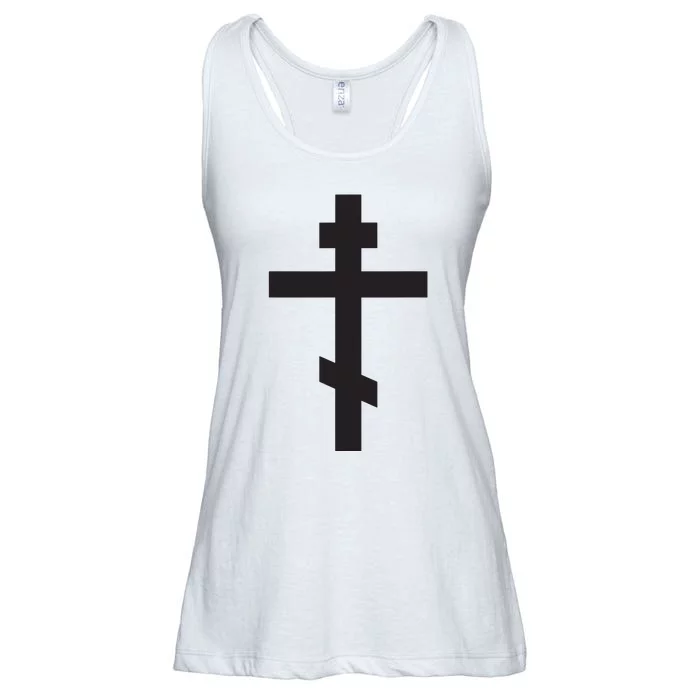 Orthodox Cross Byzantine Russian Orthodox Cross Ladies Essential Flowy Tank