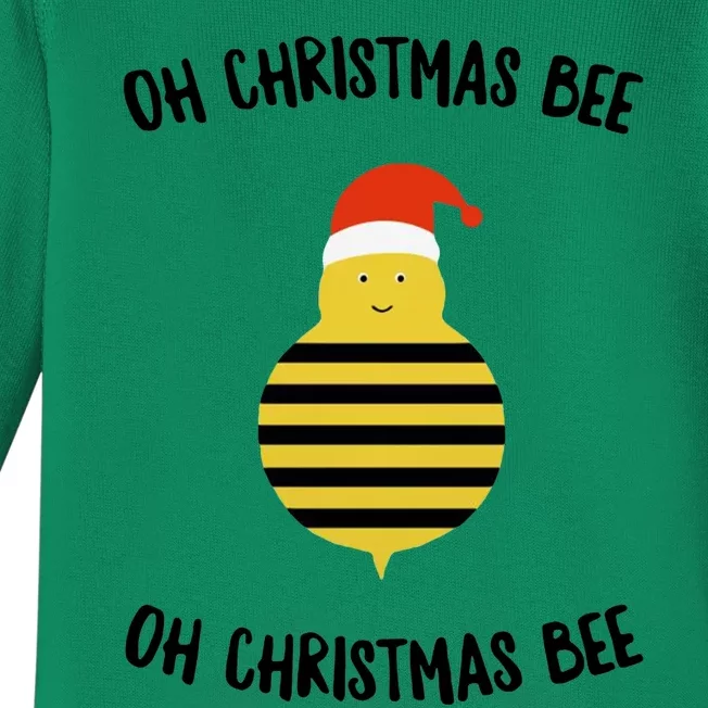 Oh Christmas Bee Oh Christmas Bee Baby Long Sleeve Bodysuit