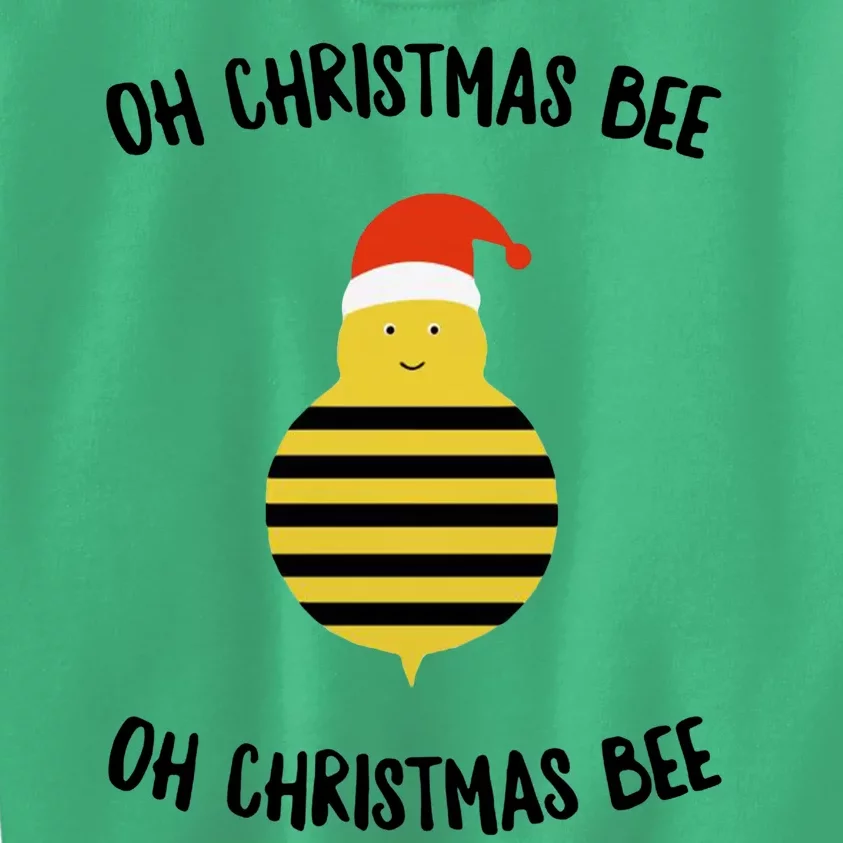 Oh Christmas Bee Oh Christmas Bee Kids Sweatshirt