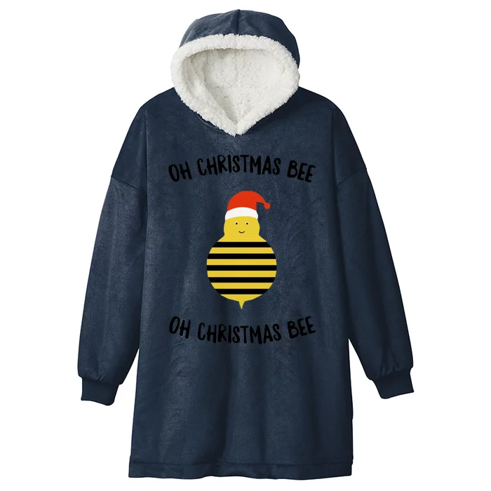 Oh Christmas Bee Oh Christmas Bee Hooded Wearable Blanket