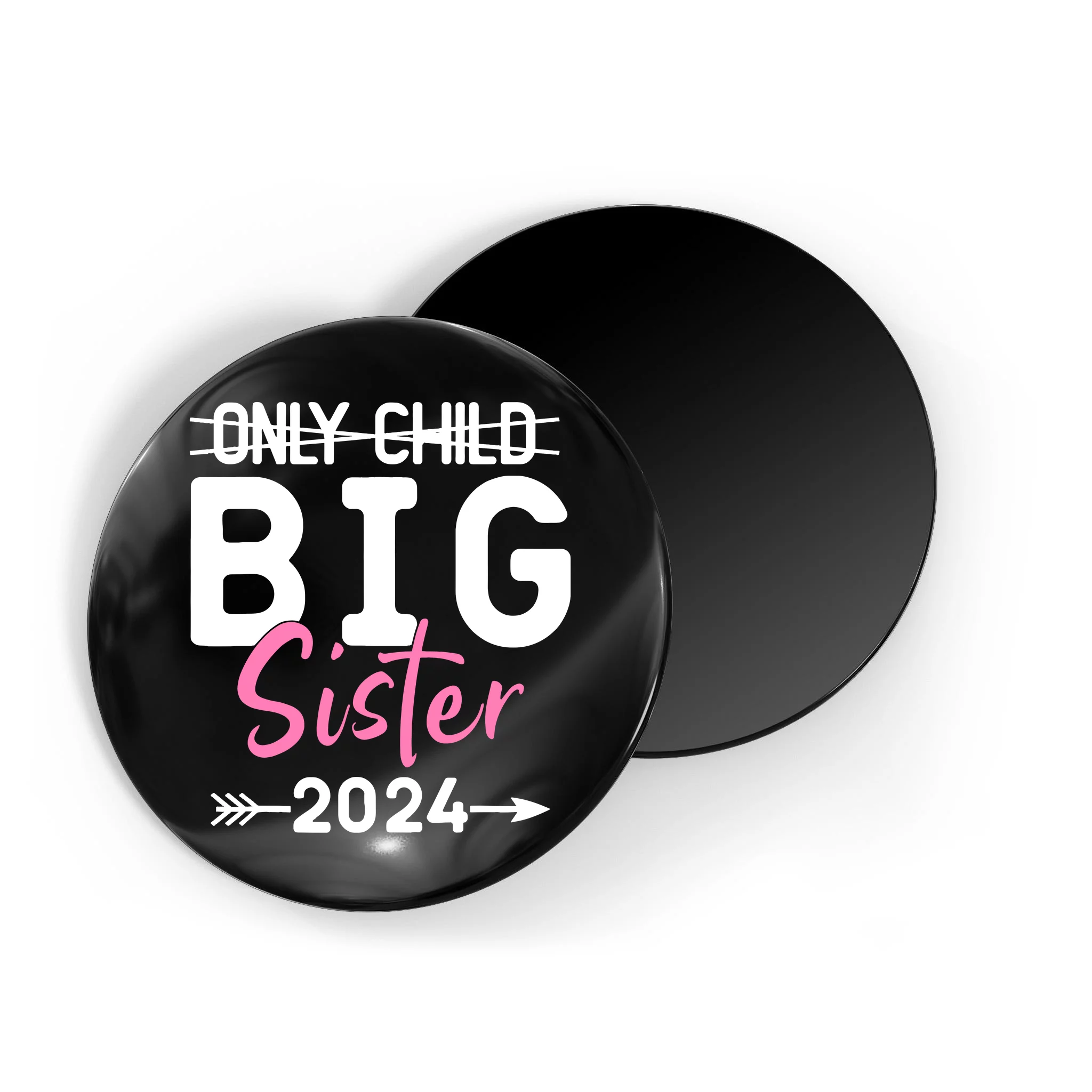 Only Child Big Sister 2024 Funny Promoted To Big Sister 2024 Magnet   Ocb8623443 Only Child Big Sister 2024 Funny Promoted To Big Sister 2024  Black Mgn Garment.webp