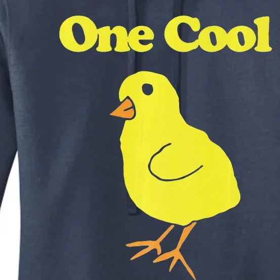 One Cool Chick Cool Chic Baby Chicken Women's Pullover Hoodie