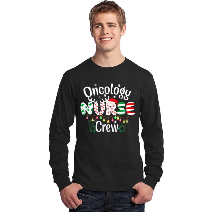 Oncology Christmas Crew  for Oncology Nurse RN MD ICU Tall Long Sleeve T-Shirt