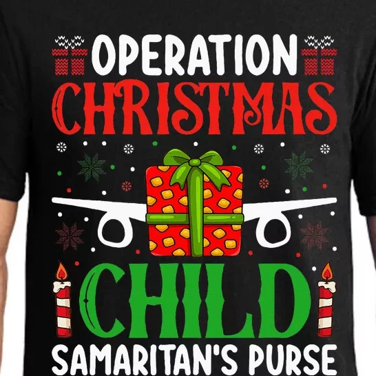 Operation Christmas Child SamaritanS Purse Chirstmas Theme Pajama Set