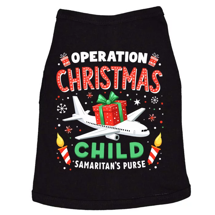 Operation Christmas Child Funny Family Matching Xmas Doggie Tank