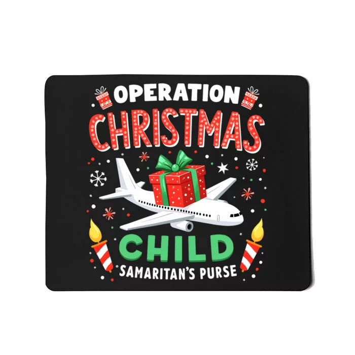 Operation Christmas Child Funny Family Matching Xmas Mousepad