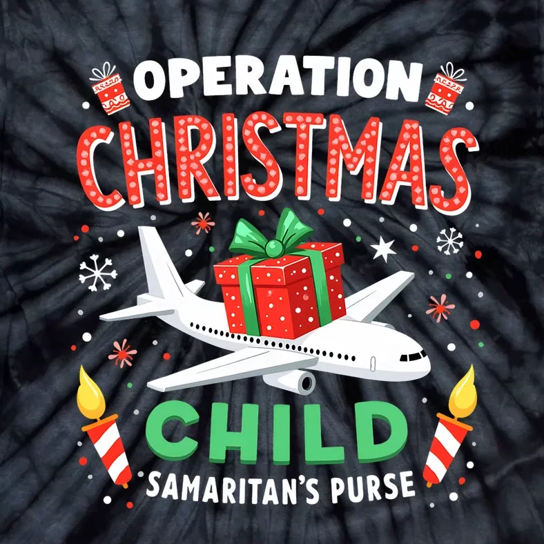 Operation Christmas Child Funny Family Matching Xmas Tie-Dye T-Shirt