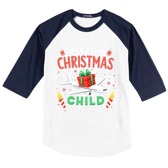 Operation Christmas Child Funny Family Matching Xmas Baseball Sleeve Shirt