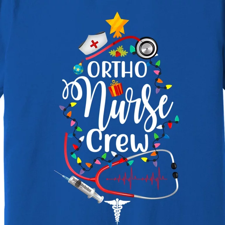 Ortho Christmas Crew Orthopaedic Nurse Techs Secretary Gift Great Gift Premium T-Shirt