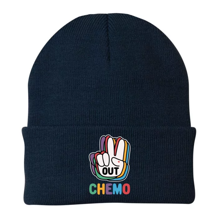 Out Chemo Cute Last Day Of Chemo Cancer Warrior Gift Knit Cap Winter Beanie