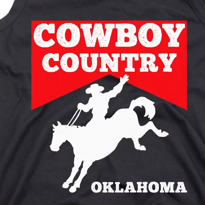 Oklahoma Cowboy Country Horse Riding Rodeo Tank Top