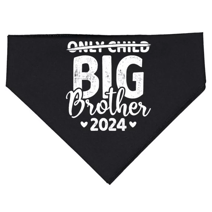 Only Child Crossed Out Big Brother 2024 Pregnancy Announce USA-Made Doggie Bandana