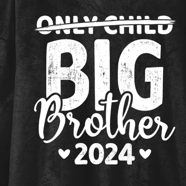 Only Child Crossed Out Big Brother 2024 Pregnancy Announce Hooded Wearable Blanket