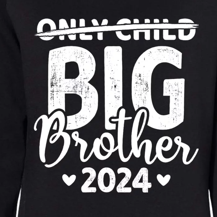 Only Child Crossed Out Big Brother 2024 Pregnancy Announce Womens California Wash Sweatshirt